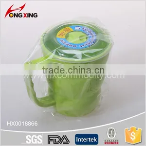 Hot Sale Microwave pp Plastic Soup Mug With Handle and Lid thumbnail-4
