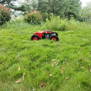 Remote Controlled Lawn Mower, China Pond Weed Cutter Price, Remote Control Lawn Mower for Sale thumbnail-2