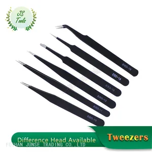 Tweezers Point-Tip Precision Tweezers Perfectly Aligned Hand Filed thumbnail-2