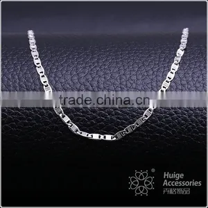 2015 Simple Design Fashion Jewelry Rhodium Plated Cheap Chain Necklace thumbnail-1