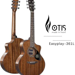 Custom OTIS 361L 36Inches Acoustic Guitar (Mahogany Solid Top, Three-piece Reinforced Mahogany Neck, 100% Glossy) thumbnail-1
