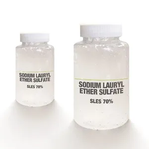 Factory Sodium Lauryl Ether Sulphate SLES 70% for Detergent Cosmetic Producing Price thumbnail-1