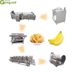 Genyond Factory Stainless Steel Full Automatic Banana Chips Making Machines Plantain Chips Production Line Selling thumbnail-4
