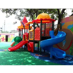 Large Outdoor Plastic Slide, Children's Swing Set for Kindergartens, Communities and Scenic Spots, Customized Playground Equipment thumbnail-3