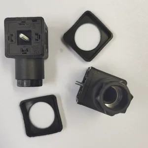 DIN43650C Carbon Steel Solenoid Valve Electrical Coil Plug Connector thumbnail-3