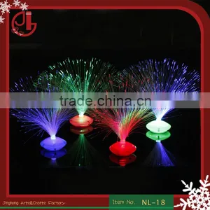 LED Flower Fibre Optic Light Lamp Optical Fiber Colorful Night Light thumbnail-1
