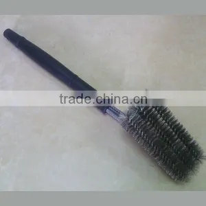 Best Selling 3 Sided 18' Stainless Steel Wire BBQ Grill Brush Barbecue Grill Brush Long Handle Steel Wire Brush Cheap thumbnail-1