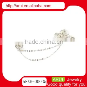 Website Factory Cheap Women's Silver Hat Model Brooches thumbnail-1