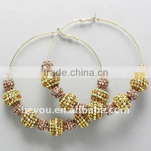 Baskball Spike Hoop Earring thumbnail-1