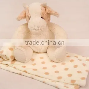 2015 New Product Soft Baby Stuffed Plush Toy Blanket Animal With Blanket thumbnail-2