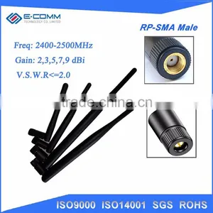 2400-2500MHz WIFI Antenna Indoor WIFI Direct Antenna WIFI Rubber Duck Antenna thumbnail-1