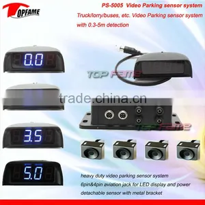 0.4-5m Detection Range Anti-collision Radar System With Big LED Display, Beep Alert or Voice Alarm in English Optional thumbnail-1