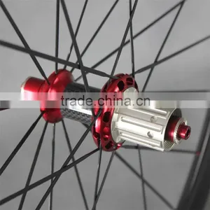 2015 Carbon Clincher Wheels Carbon 50mm Road Bike Wheels Carbon Hub thumbnail-6
