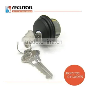 Global Door Controls Double Zinc Mortise Cylinder in Aluminum thumbnail-5