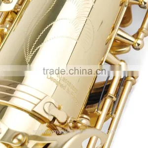 Electrophoresis Gold Lacquer Tenor Saxophone AT85G From China thumbnail-5
