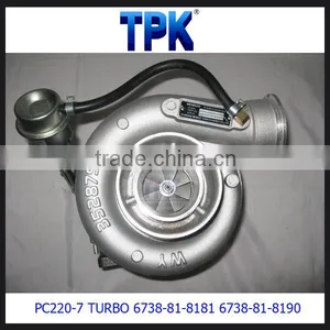 PC220-7 TURBOCHARGER 6738-81-8181 6738-81-8190 thumbnail-1