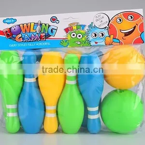 19cm Bowling Set Toy for Kids With 10 Bottles and 2 Balls thumbnail-2