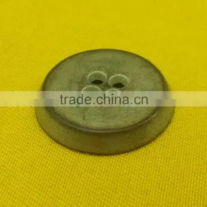 4 Holes Metal Button in Brass Silver Color --- MS1412 thumbnail-4
