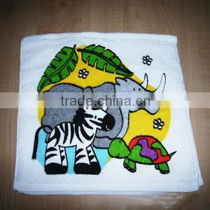 Compress 100% Cotton Printed Towel, Promotion Towel thumbnail-1
