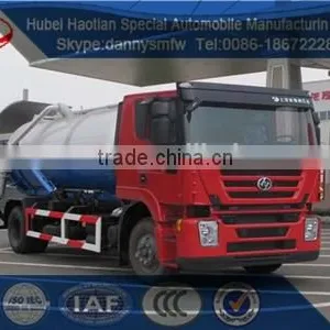 IVECO Vacuum Sewage Suction Truck Self Cleaning Tank Truck for Sale thumbnail-1