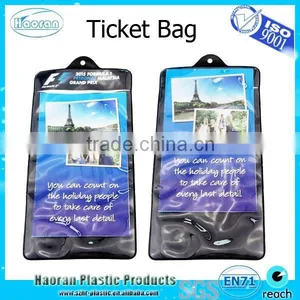 Vinyl Plastic Jacket Bag for Tickets and Documents thumbnail-2