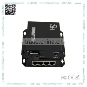 Highly Efficient 10/100M Optical Switch 1 Fiber Optic Port to 4 UTP Port Converter thumbnail-6