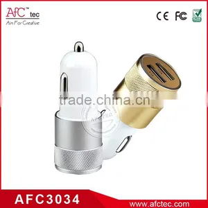 2016 Promotion Gift New Products Abs 2 Usb Multiple Mobile Phone Car Charger thumbnail-1