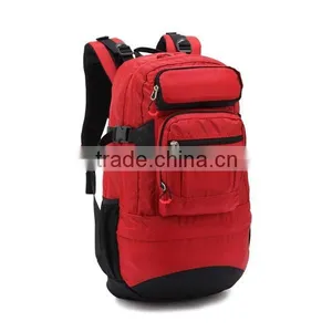 Fashion Red Nylon Camping Hiking Backpack thumbnail-2