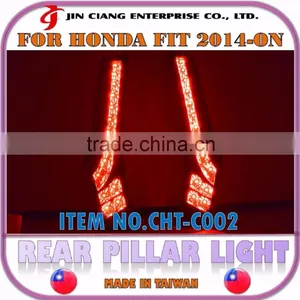 New Trend Product LED RED Brake Warning For HONDAA FIT Rear Pillar Light thumbnail-5