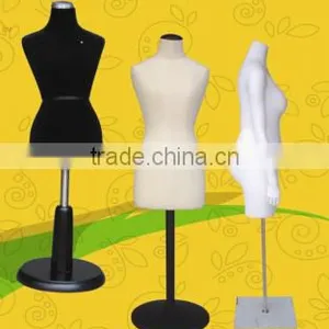 Fabric Covered PU Half-body Female Tailoring Mannequin thumbnail-2