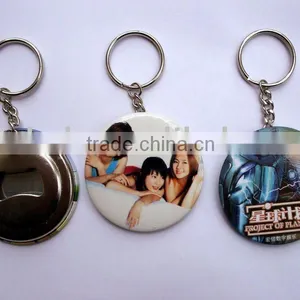 Pro-environment Tin Beer Bottle Opener Keychain thumbnail-1