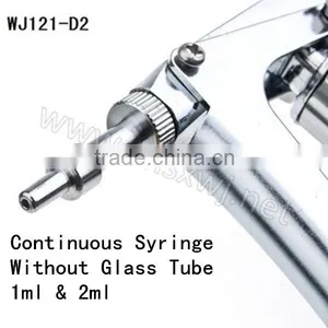 Metal Automatic Self Refiling Vaccinator, Continuous Syringe Without Glass Tube ,WJ121-1 thumbnail-2