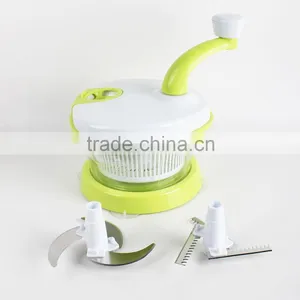 Hot Selling Multifunction Hand-Powered Food Chopper/ Mincer / Blender to Chop Fruits, Vegetables, Nuts, Herbs, Onions, Garlics thumbnail-2
