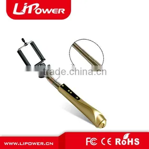 2016 New Design Cheap Handheld Selfie Monopod , Cable Take Pole Selfie Stick With Different Colors thumbnail-2