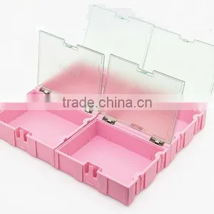 Pink Electronic Case Kit Components Storage Boxes / Small Parts Storage Cabinet L00007 thumbnail-1