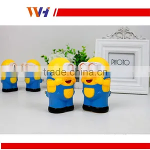 Creative Cartoon Little Yellow Man Shape Energy Saving Lamp thumbnail-2
