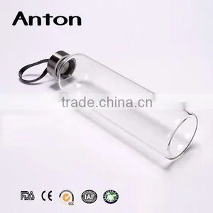 350-500ml High Borosilicate Glass Tea Bottle Water Bottle With Infuser Handmade Glassware OEM thumbnail-4