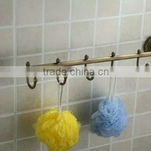 Antique Brass Bathroom Row Hooks QL2008 thumbnail-1