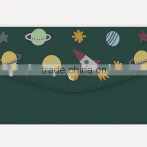 Universe, Cloud, Sun, Fire Balloon, Nylon Wallet,Lady Wallet,Clutch, Pocketbook,Coin Purse thumbnail-3