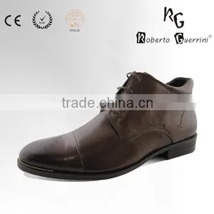 Genuine Leather Lace-up Man Shoes Upper thumbnail-1