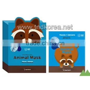 Berrisom Animal Mask Series - Raccoon(Placenta + Adenosine) thumbnail-1