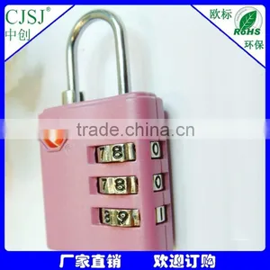 Luggage Lock Zinc Alloy 3 Digital Combonation TSA Lock/padlock TSA-390 thumbnail-1