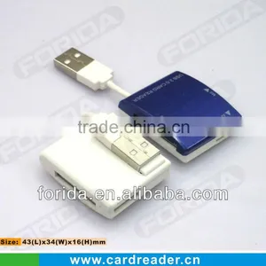 With Cable And LED Light Perfect Multi USB 2.0 Card Reader ,memory Card thumbnail-1