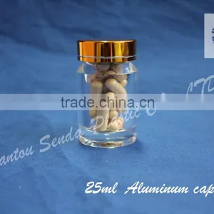 Aluminium Screw Caps Bottle, ps Jar, Pill Capsule Container thumbnail-1