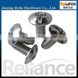 Full Threaded Big Head Stainless Steel Phillips Truss Head Machine Screw With Different Size Are Avliable thumbnail-1