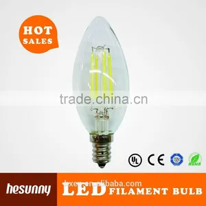 Clear Frosted Led Filament Bulb Dimmable C35 E12 4w Led Candle Bulb thumbnail-1