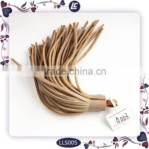 Brown Leather Tassel 130 mm Pendant Handmade Leather Tassel Manufacturer thumbnail-4