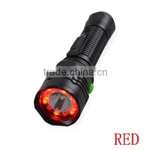 Rechargeable Signal LED Flashlight / Traffic LED Flashlight Rechargeable With Clip thumbnail-2