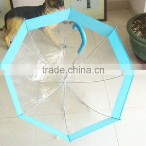 23''*8 POE Apollo Cheap Custom Clear Umbrella,POE Transparent Umbrella thumbnail-1