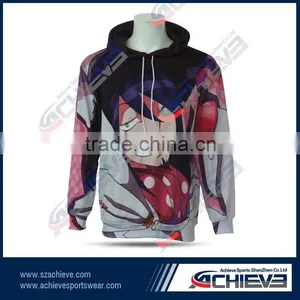 Fashion Hoodies& Women's Hooded t Shirt Sublimation Printed Hoodies thumbnail-1